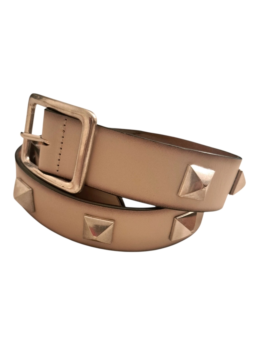 Zara Color Accent Studded Belt